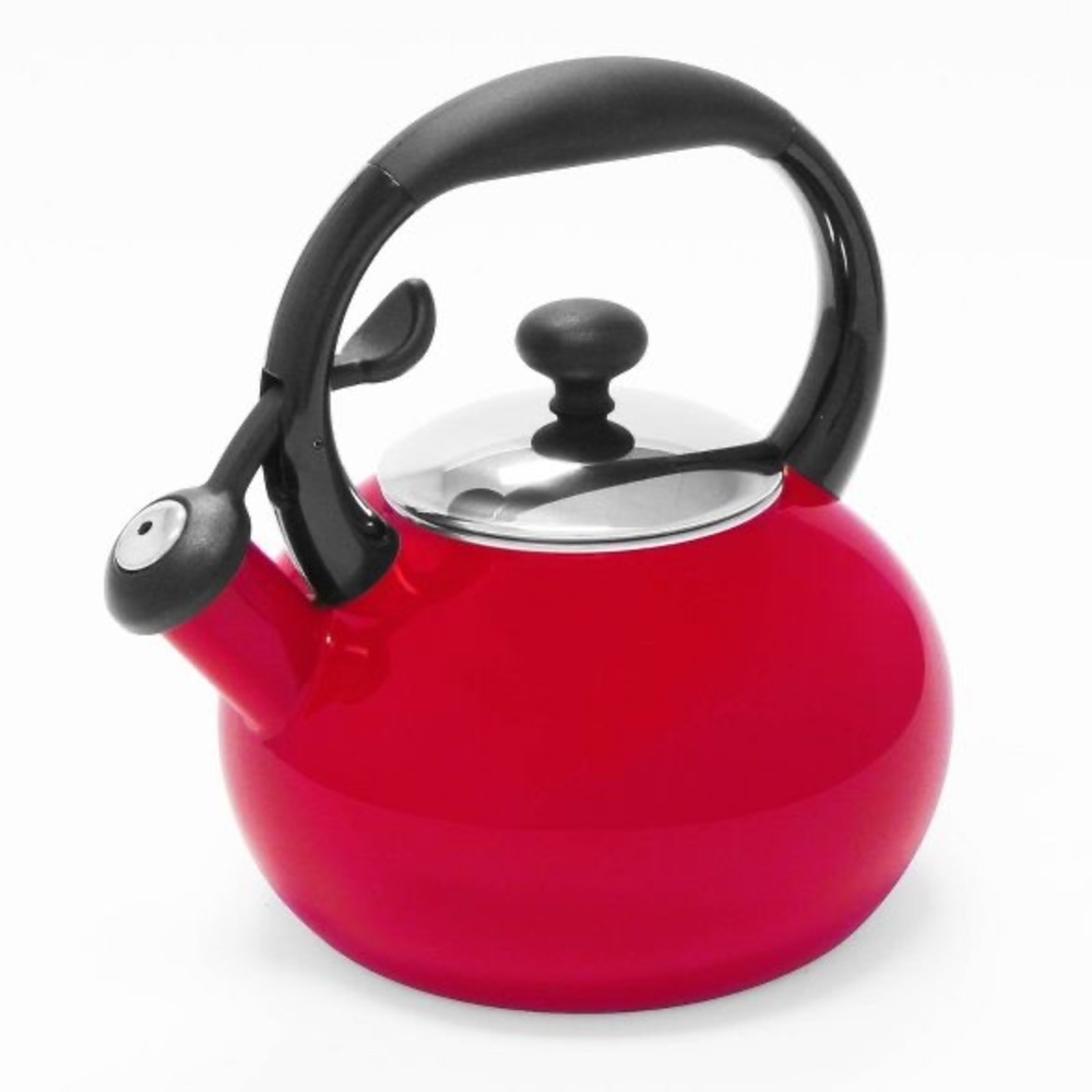 Chantal 1.8qt Button Teakettle - red
